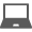 Pictogramme représentant un ordinateur portable ouvert vu de face. Source : https://fr.freepik.com/icones-gratuites/portable_871818.htm